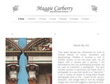 Tablet Screenshot of maggiecarberry.com